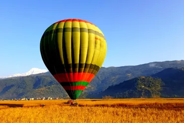 Experience the Magic of Hot Air Balloon Rides in Pokhara