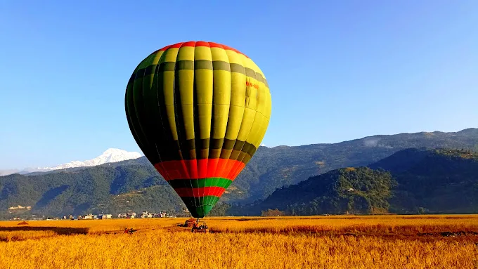 Experience the Magic of Hot Air Balloon Rides in Pokhara